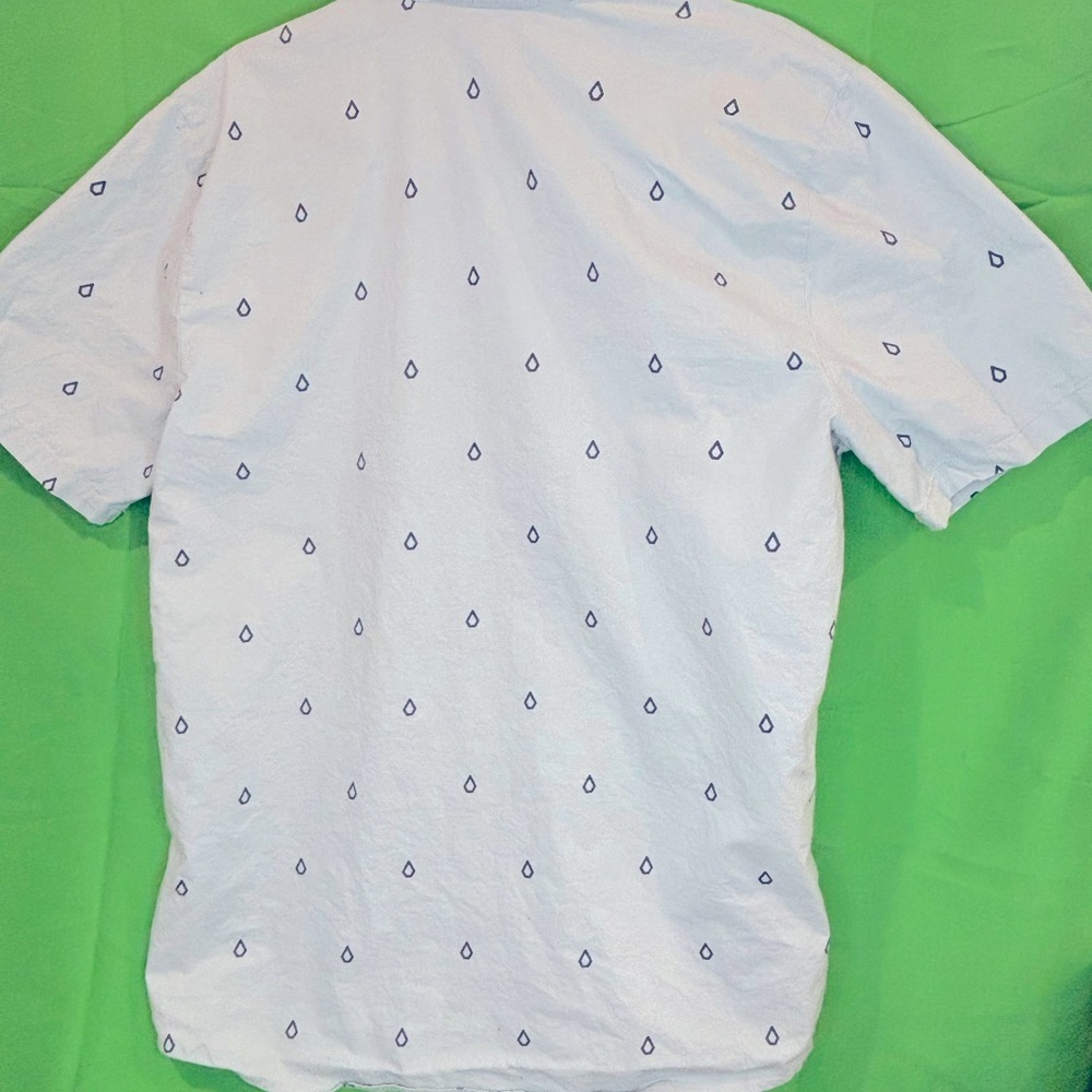 Volcom Short Sleeve, Button Up, Light Blue Men’s … - image 4